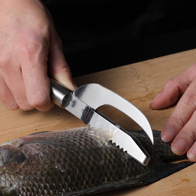 (🔥 HOT SALE NOW-49% OFF) - Masterclass 3-in-1 Fish Knife🔥BUY 2 GET 10%OFF